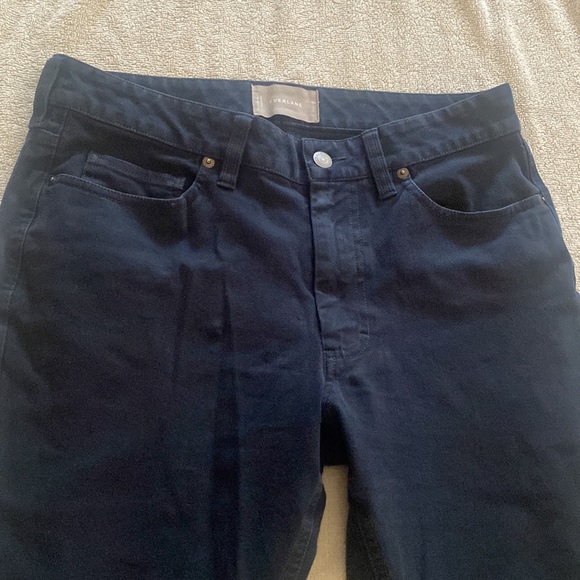 Everlane great Elastane/cotton blend bluish pants. So comfy and flattering. - Picture 4 of 15